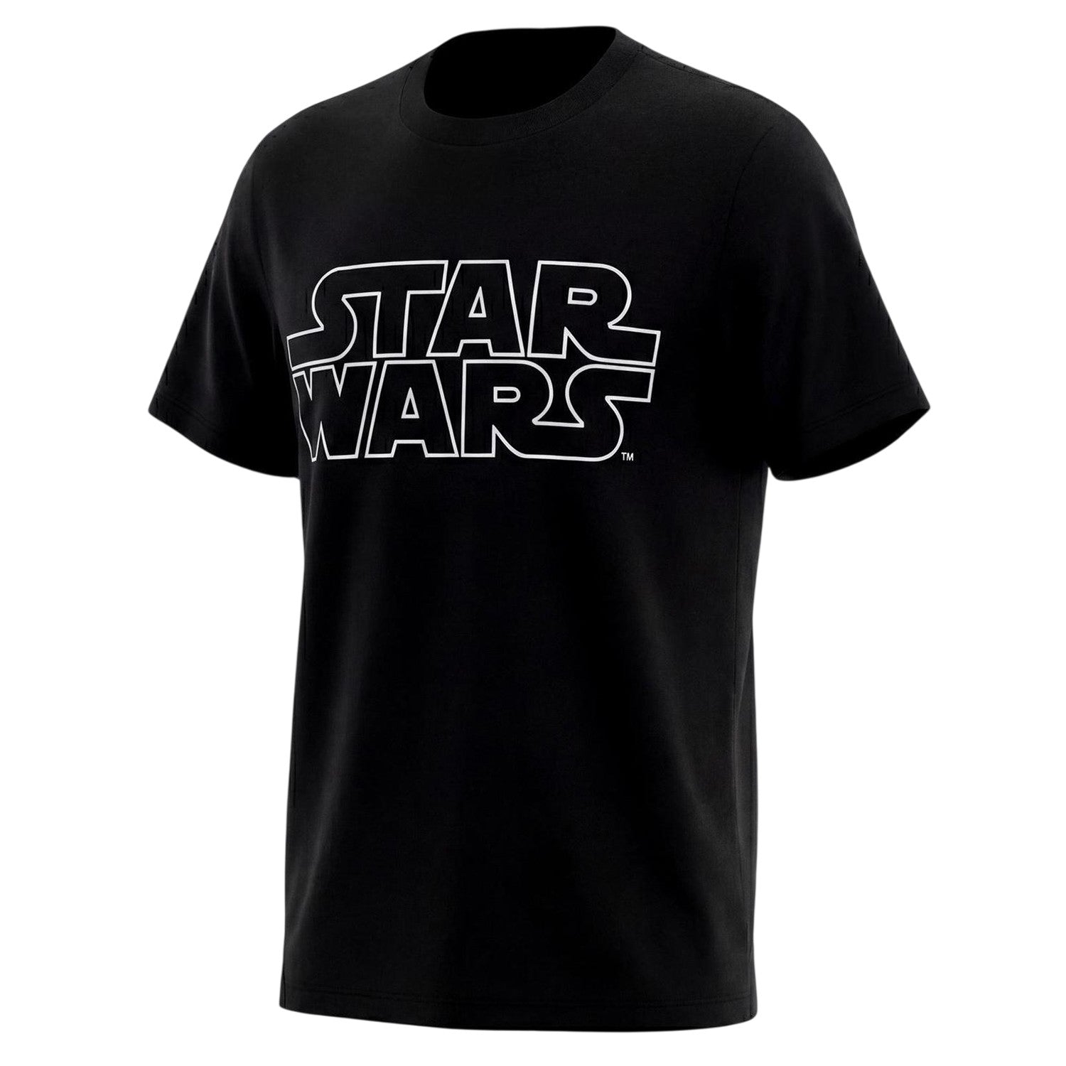 Black - Side - Star Wars Mens Logo Short-Sleeved T-Shirt