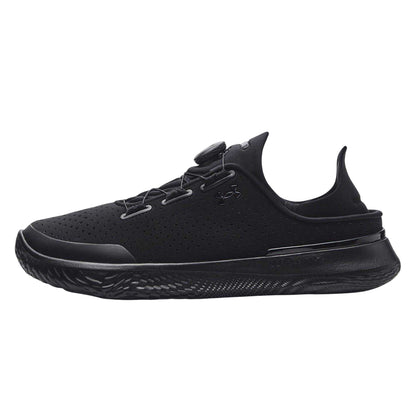 Black - Back - Under Armour Mens Performance Leather BOA Lacing System Shoes