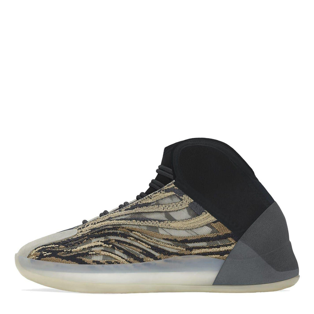 Amber-Tint - Back - Yeezy Childrens-Kids Quantum Basketball Shoes