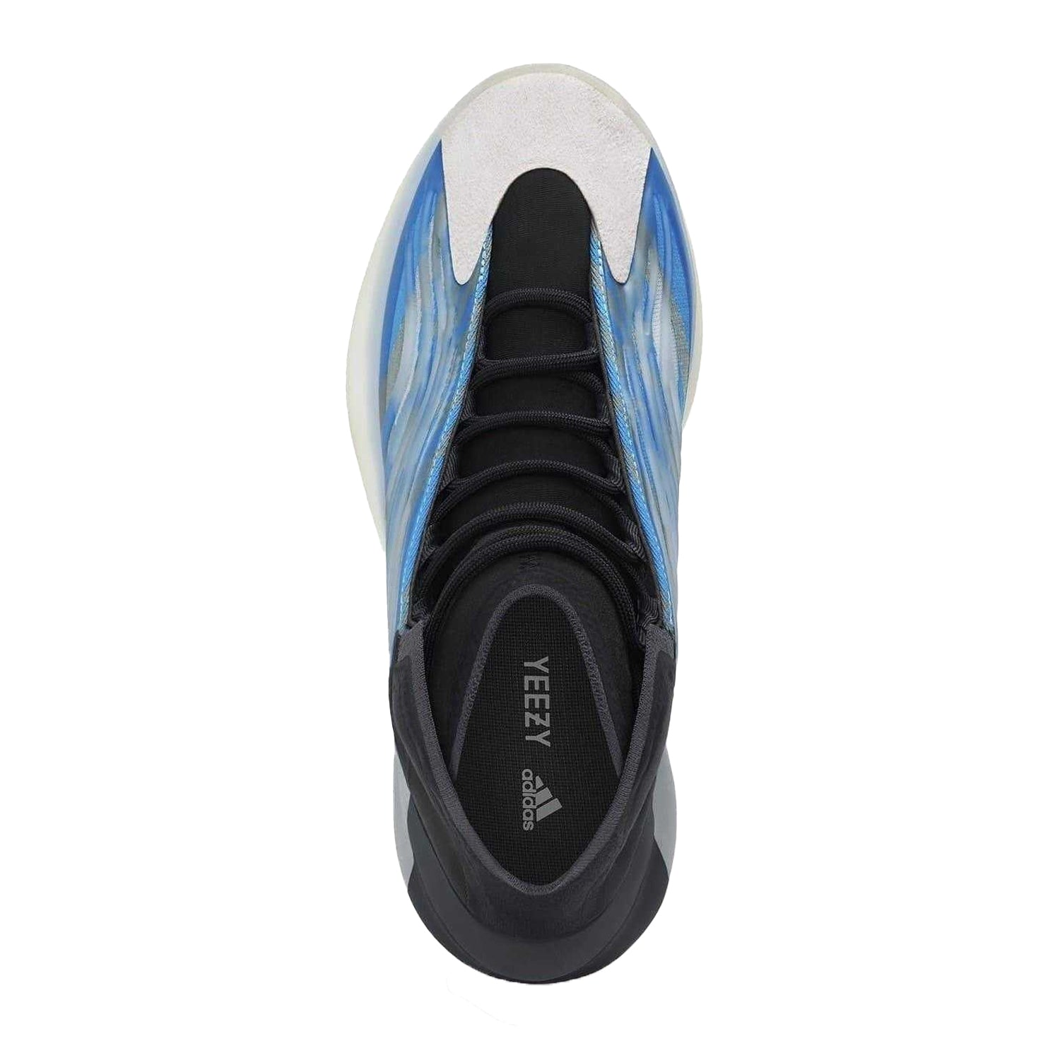 Frosted-Blue - Side - Yeezy Childrens-Kids Quantum Basketball Shoes