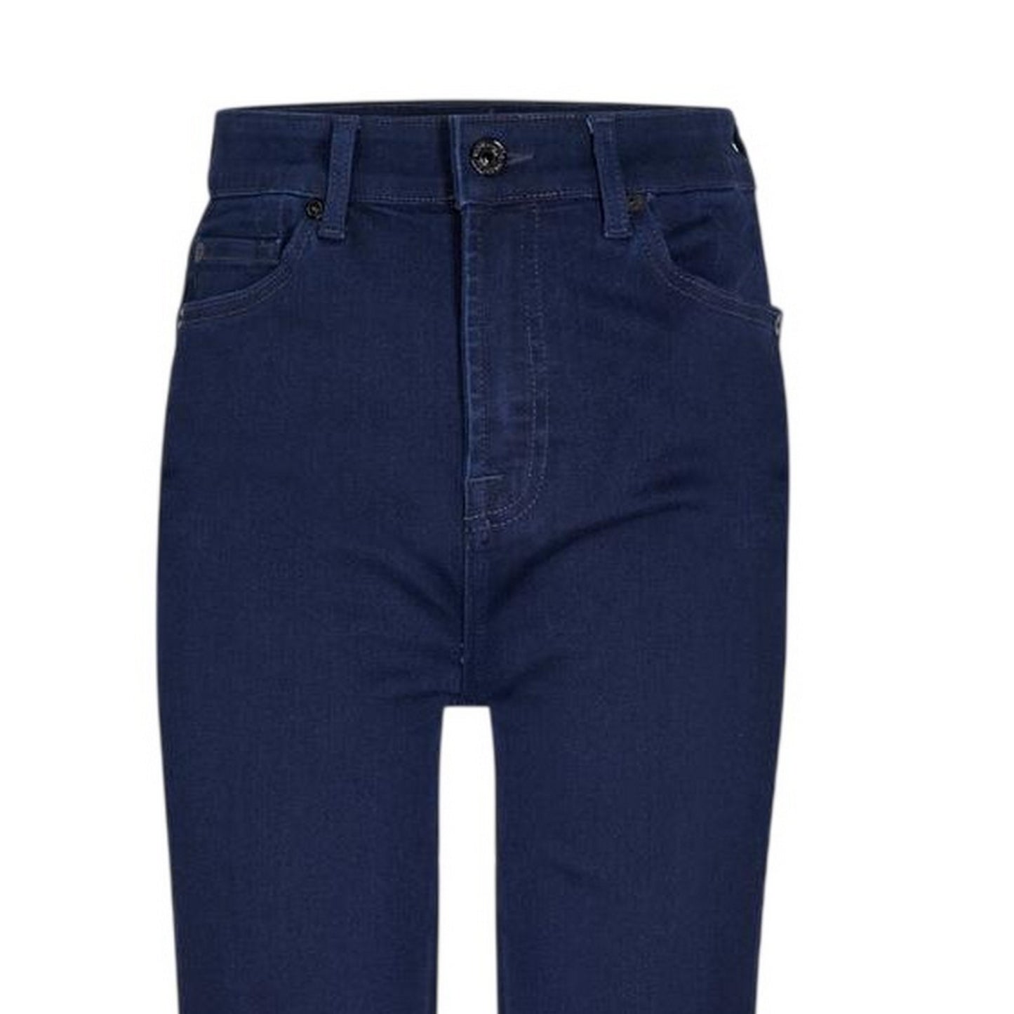 Blue - Side - 7 For All Mankind Mens Aubrey Slim Jeans
