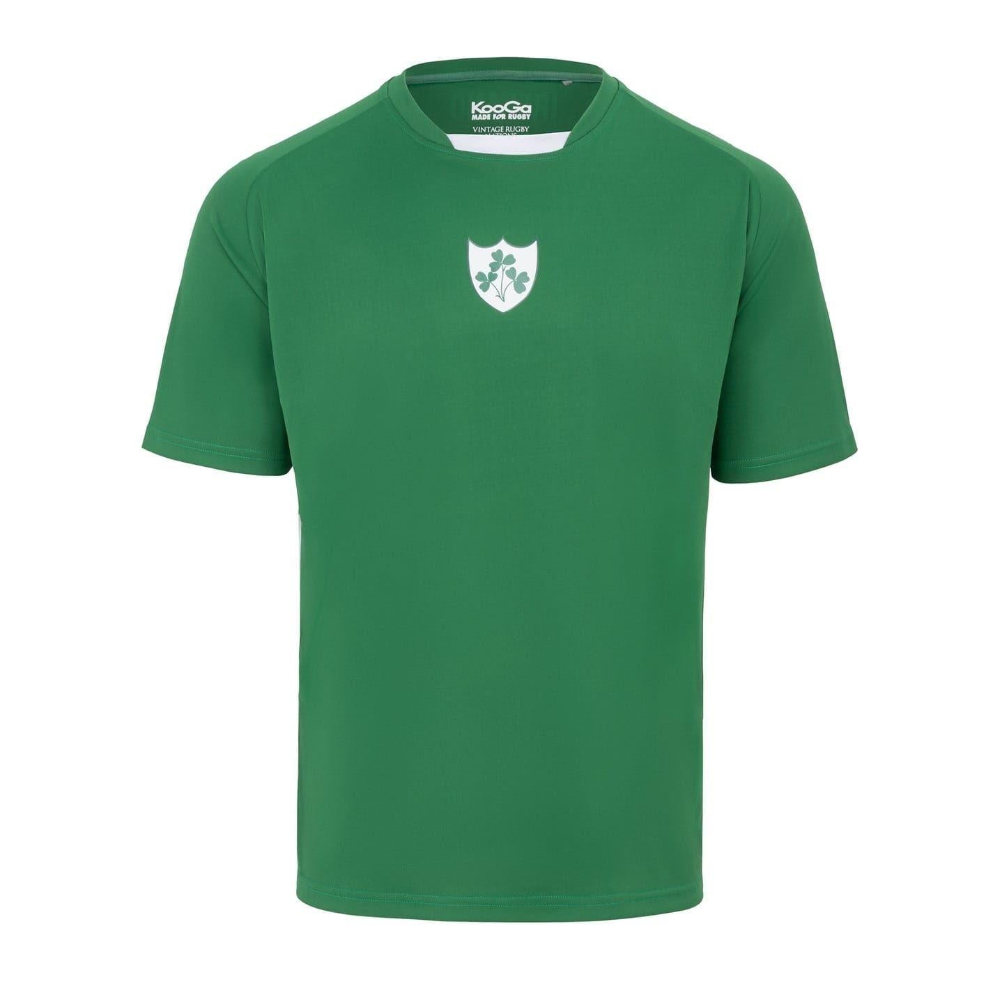 Ireland Green - Front - KooGa Mens Ireland Crew Neck T-Shirt
