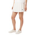 Cream - Side - Lacoste Womens-Ladies Roland-Garros Edition Pleated Skirt