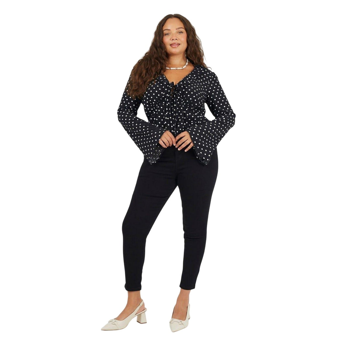 Black - Lifestyle - Brave Soul Womens-Ladies High Rise Skinny Jeans