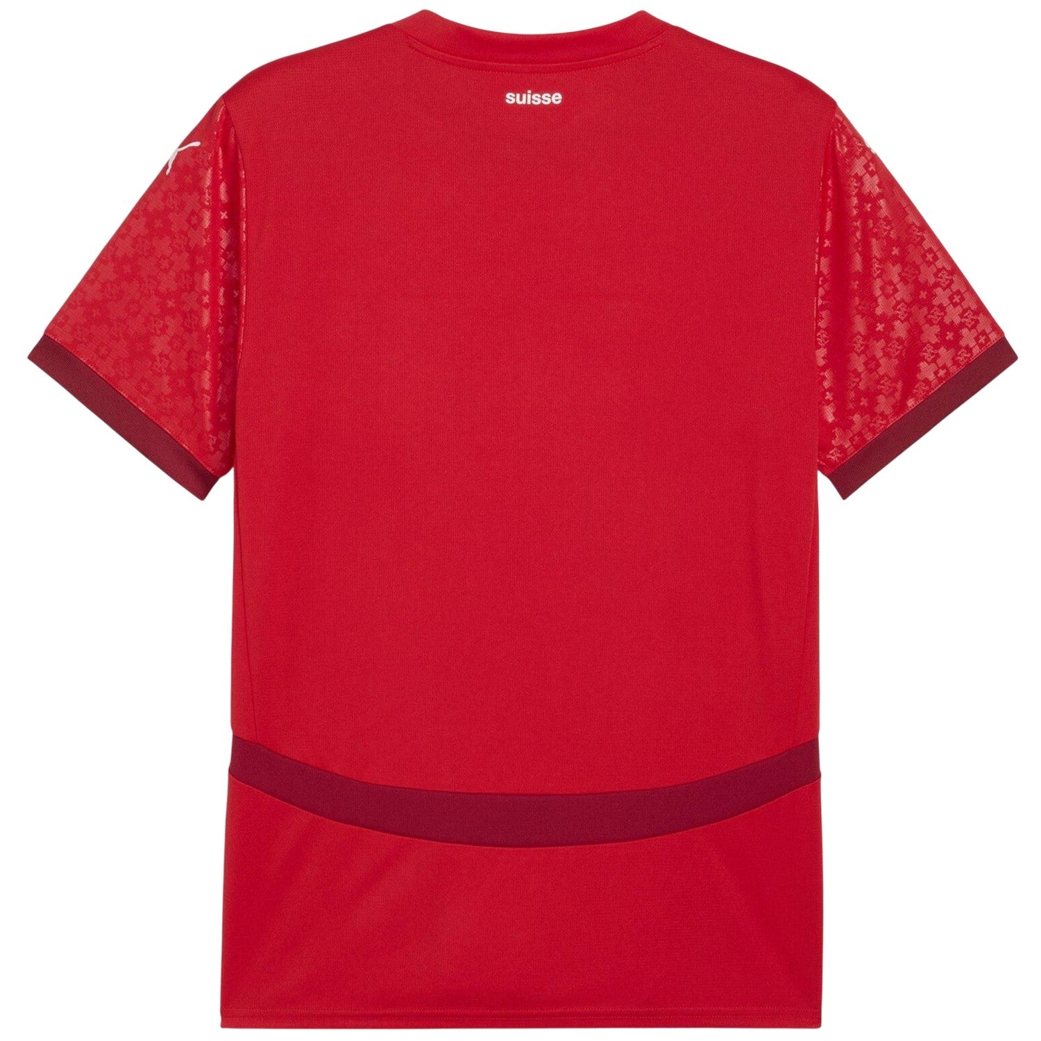 Red - Back - Switzerland Mens 2025 Puma Home Shirt