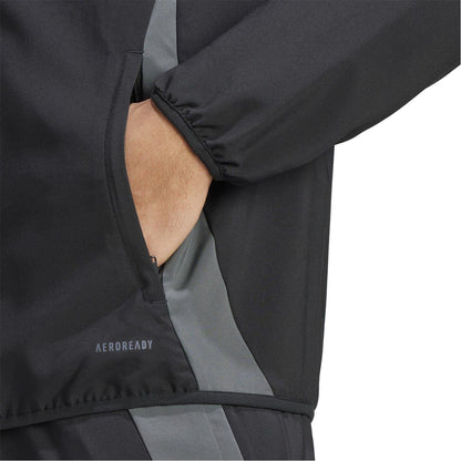 Black-Dark Grey - Lifestyle - Adidas Mens Trio 24 Track Jacket