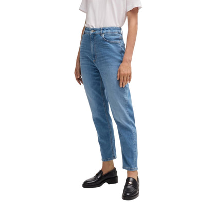 Bright Blue - Lifestyle - Boss Womens-Ladies Ruth Denim 5 Pockets Slim Jeans