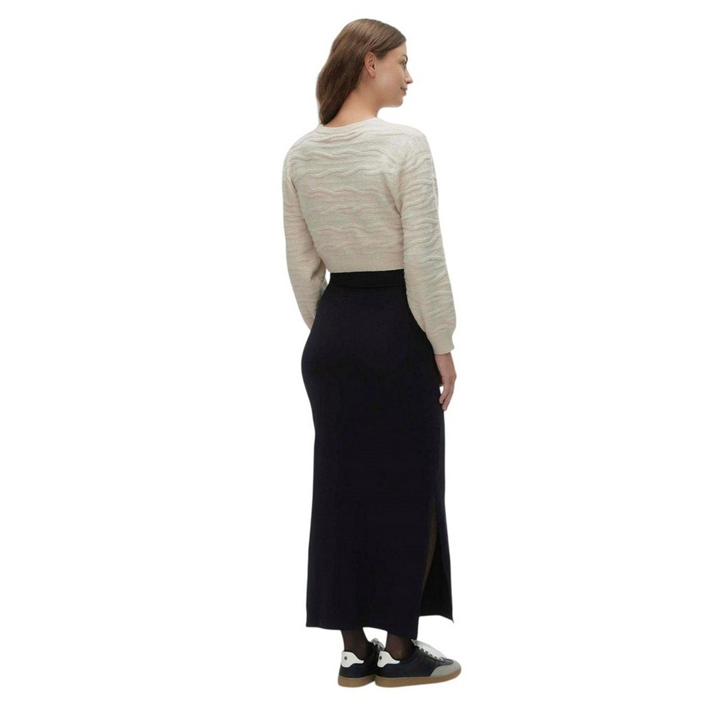 Black - Back - Mamalicious Womens-Ladies Emma Plain Tube Skirt