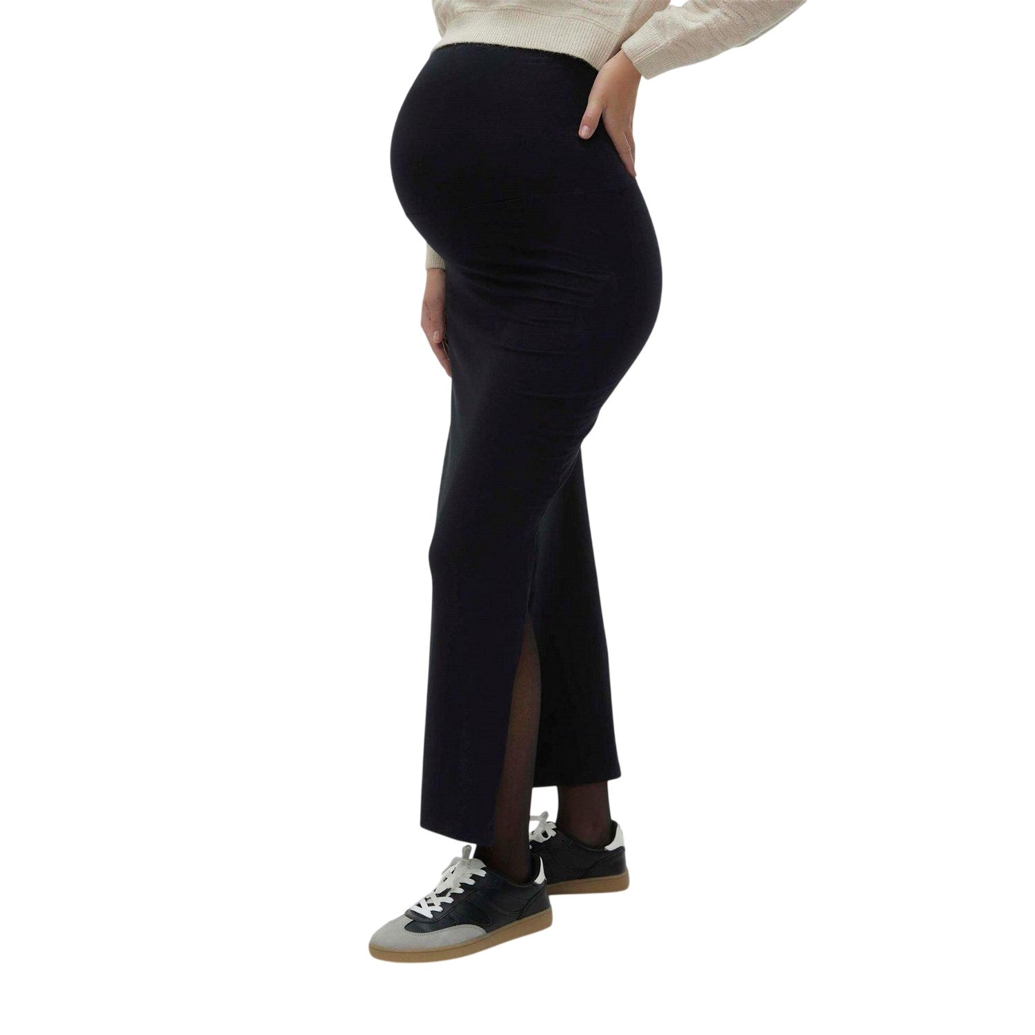 Black - Lifestyle - Mamalicious Womens-Ladies Emma Plain Tube Skirt