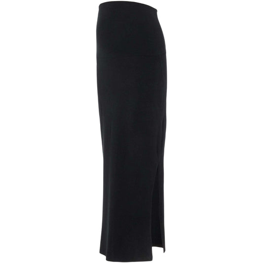 Black - Front - Mamalicious Womens-Ladies Emma Plain Tube Skirt