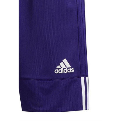 Purple-White - Lifestyle - Adidas Mens Logo Reversible Basketball Shorts
