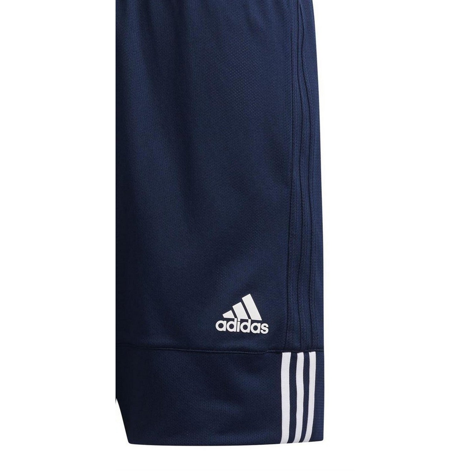 Navy-White - Lifestyle - Adidas Mens Logo Reversible Basketball Shorts