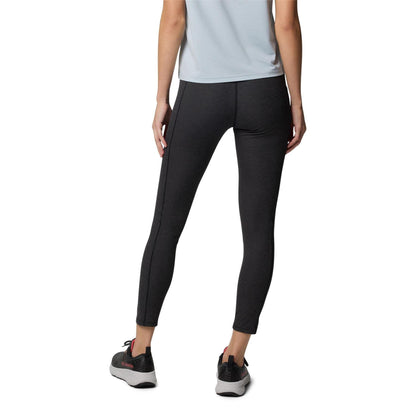 Black Heather - Back - Columbia Womens-Ladies Logo Fitted Leggings
