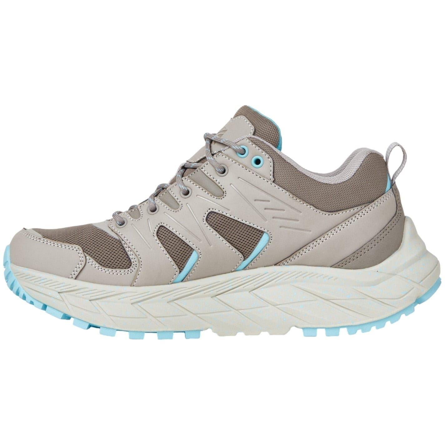 Taupe Beige-Teal Green - Side - Karrimor Womens-Ladies Waterproof Hiking Shoes