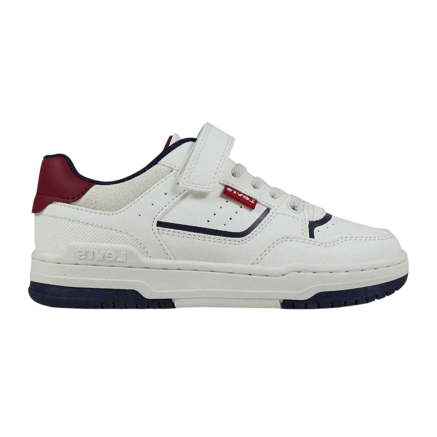 White-Navy - Lifestyle - Levis Childrens-Kids Trainers