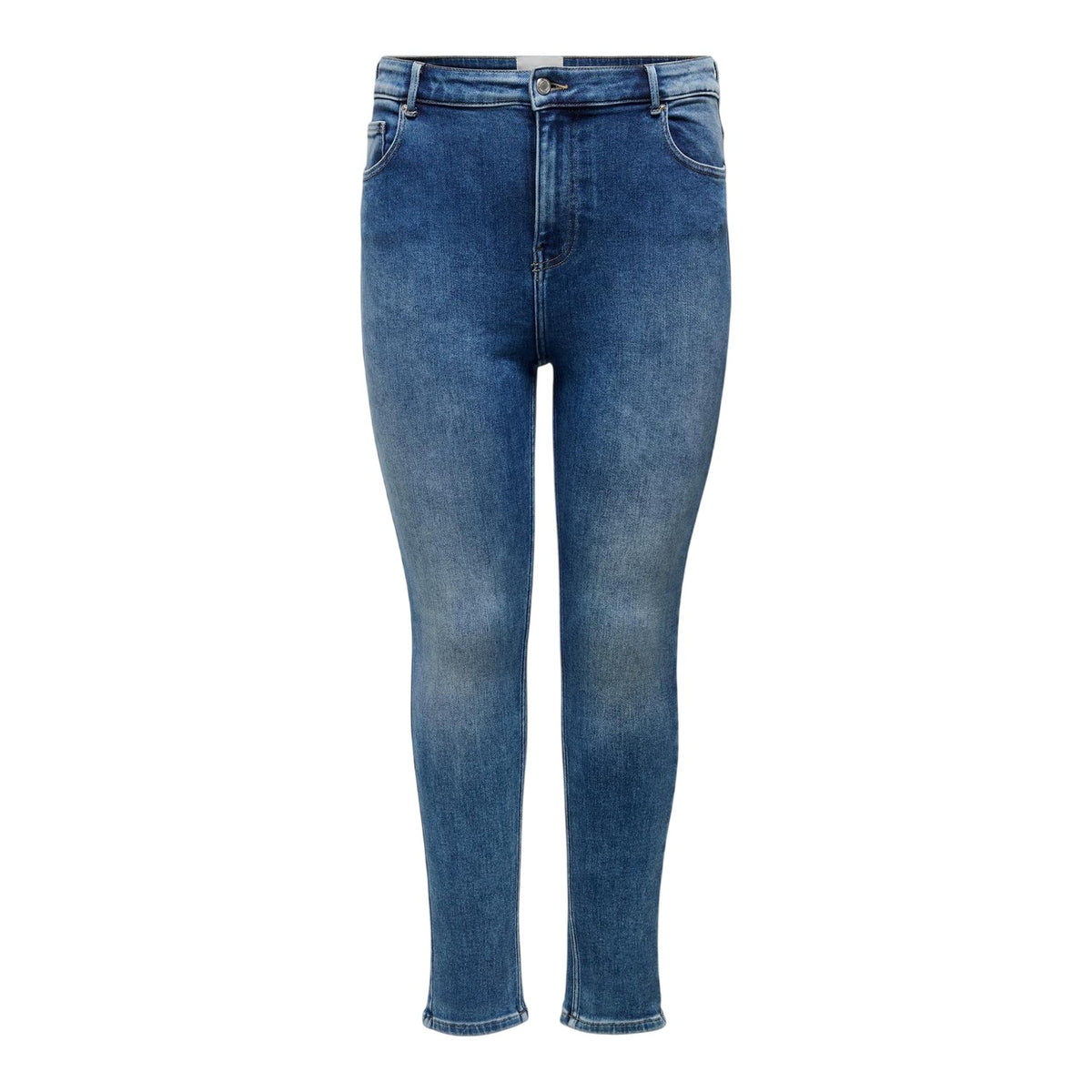 Denim Blue - Front - Only Womens-Ladies 5 Pockets Skinny Jeans
