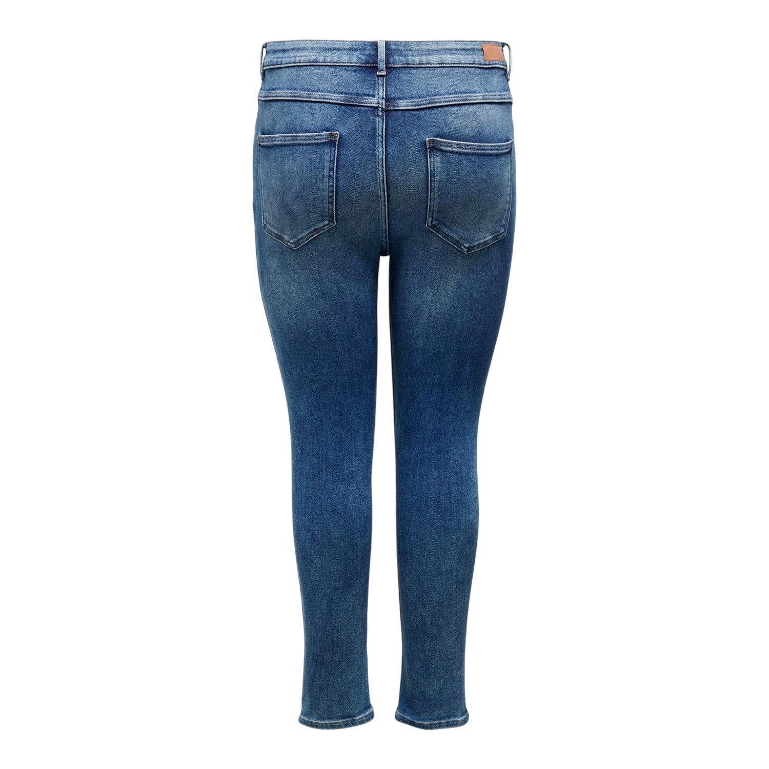 Denim Blue - Back - Only Womens-Ladies 5 Pockets Skinny Jeans