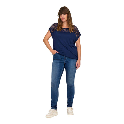 Denim Blue - Lifestyle - Only Womens-Ladies 5 Pockets Skinny Jeans