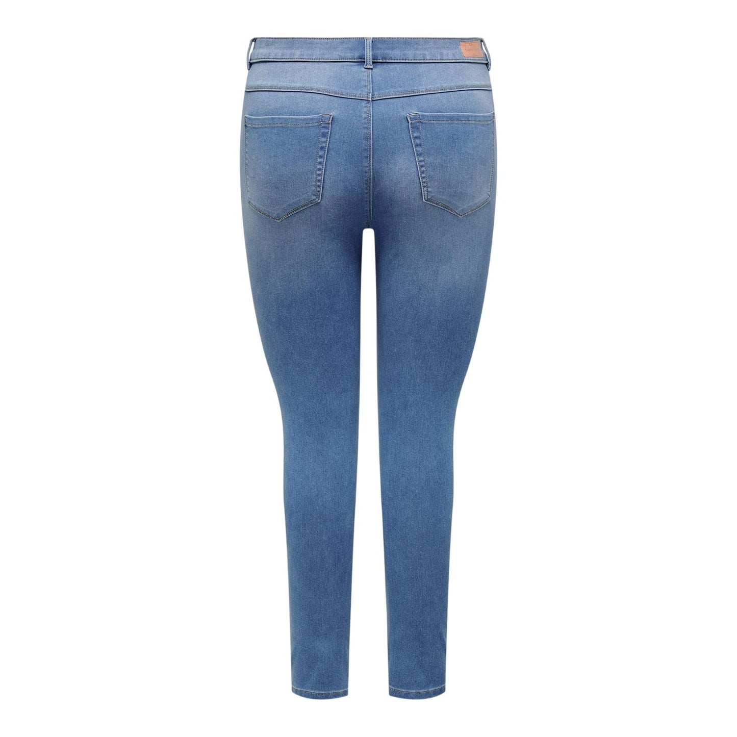 Light Denim Blue - Back - Only Womens-Ladies 5 Pockets Skinny Jeans