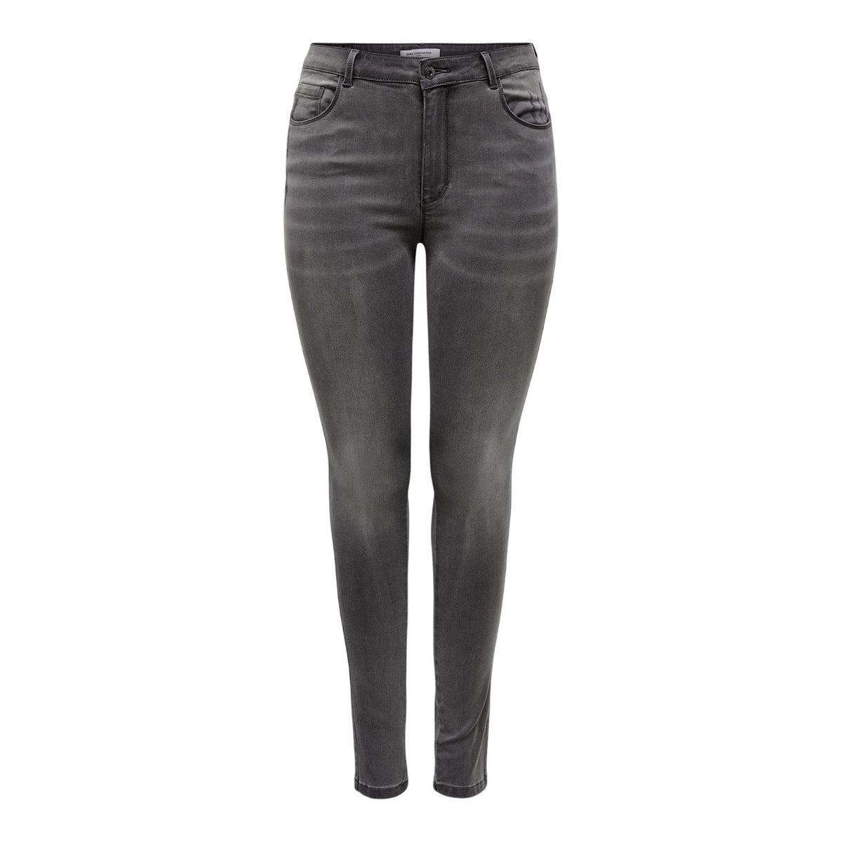 Dark Grey - Front - Only Womens-Ladies 5 Pockets Skinny Jeans