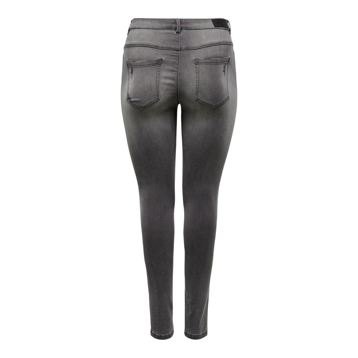 Dark Grey - Back - Only Womens-Ladies 5 Pockets Skinny Jeans