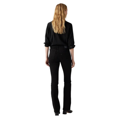 Black - Back - Levis Womens-Ladies Soft Bootcut Jeans
