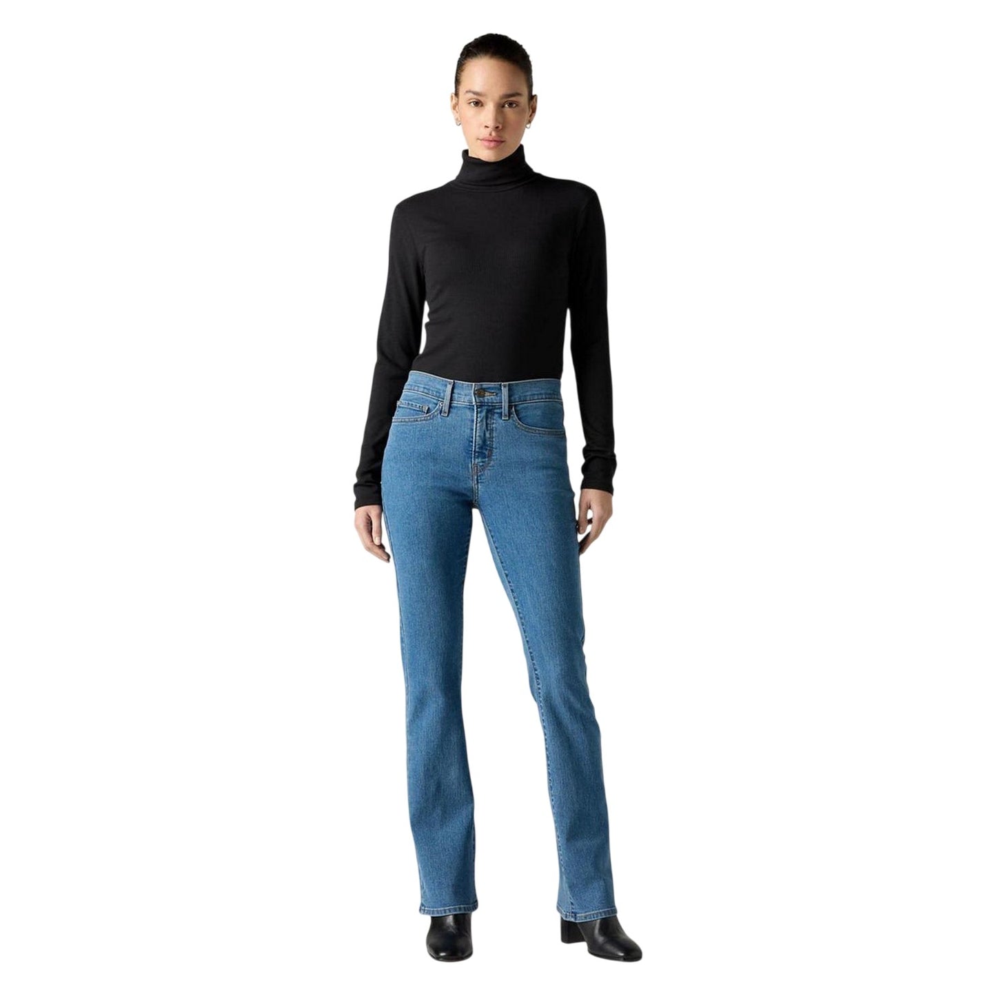 Blue - Lifestyle - Levis Womens-Ladies Soft Bootcut Jeans
