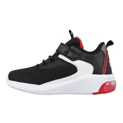 Black-White-Red - Back - Everlast Childrens-Kids Swish Court Trainers