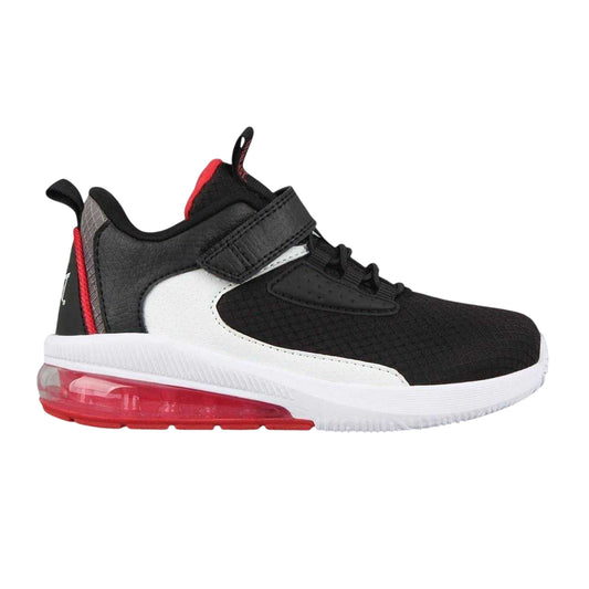 Black-White-Red - Front - Everlast Childrens-Kids Swish Court Trainers