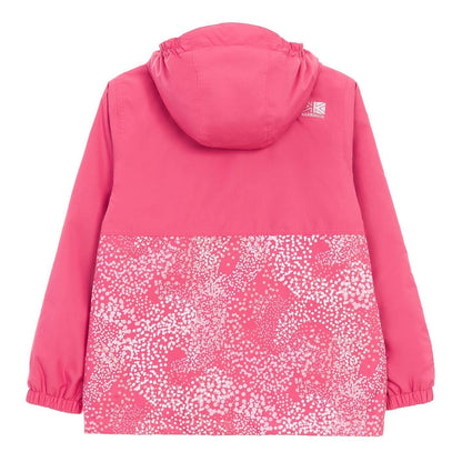 Pink - Back - Karrimor Childrens-Kids Speckle Softshell Padded Jacket