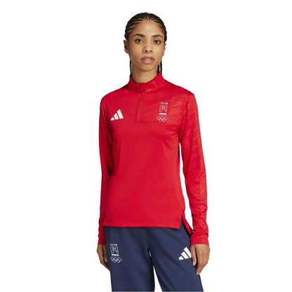 Better Scarlet - Pack Shot - Adidas Womens-Ladies Olympic Poland Top