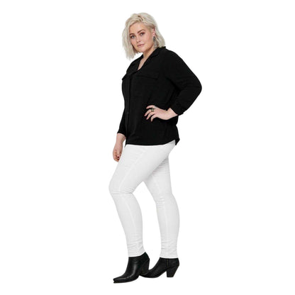 White - Side - Only Womens-Ladies Skinny Jeggings