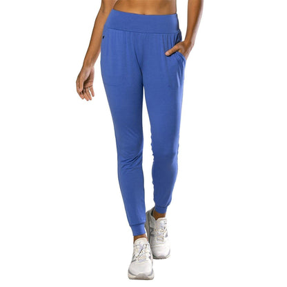 Baja Blue - Lifestyle - Nathan Womens-Ladies 365 Plain Slim Joggers