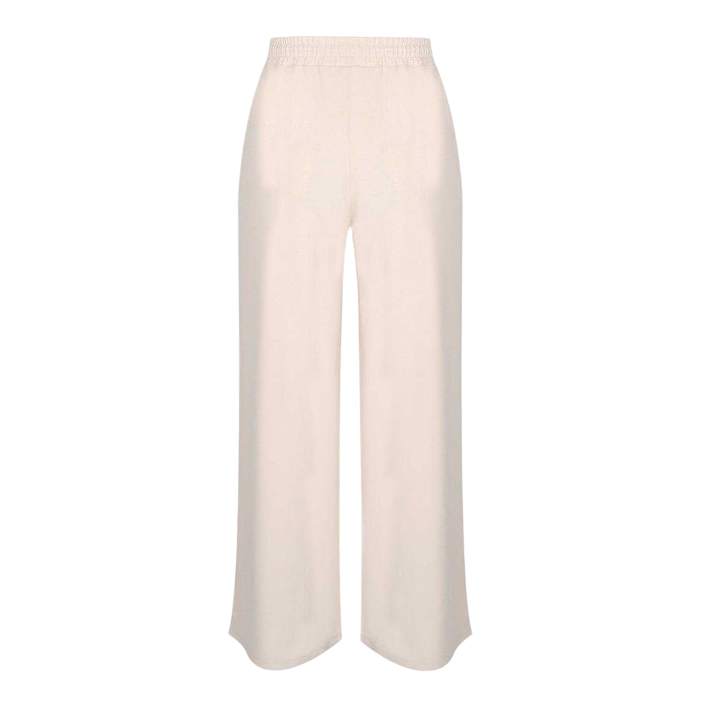 Neutral - Back - Biba Womens-Ladies Logo Wide Leg Jogging Bottoms