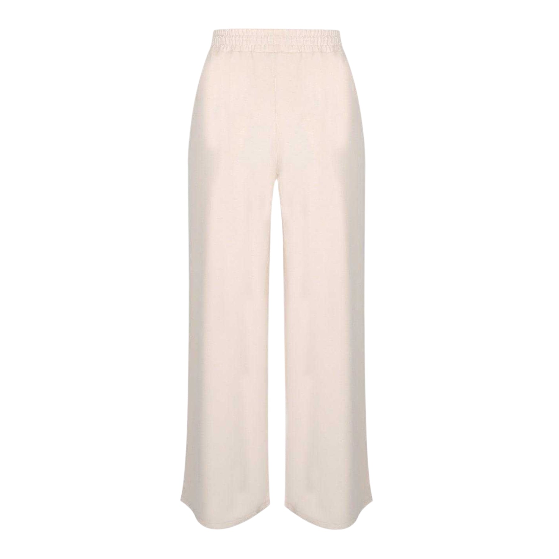 Neutral - Back - Biba Womens-Ladies Logo Wide Leg Jogging Bottoms