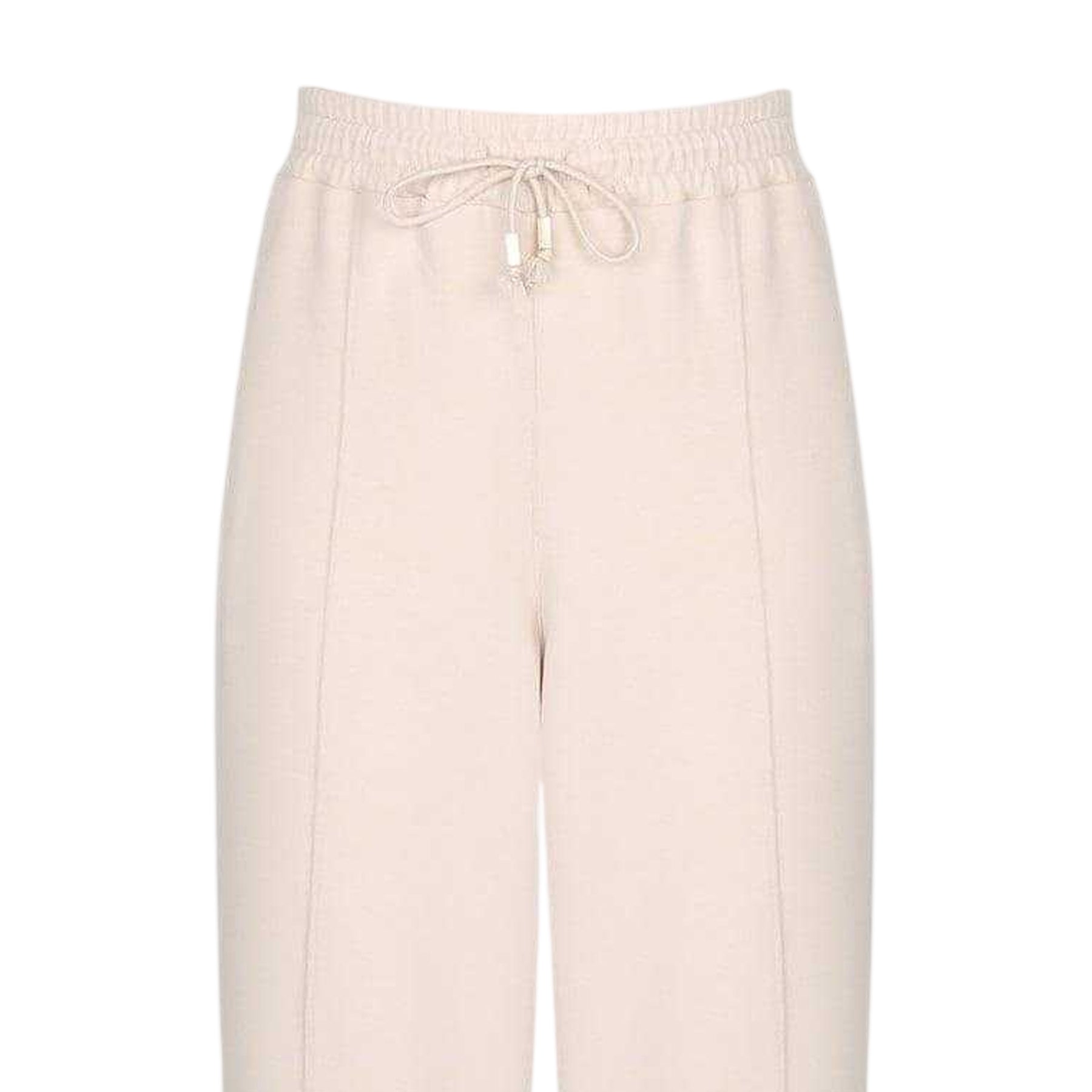 Neutral - Side - Biba Womens-Ladies Logo Wide Leg Jogging Bottoms