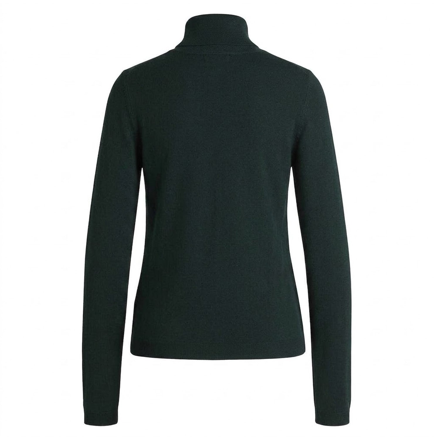 Green - Back - Boss Womens-Ladies Turtle Neck Regular Sweatshirt