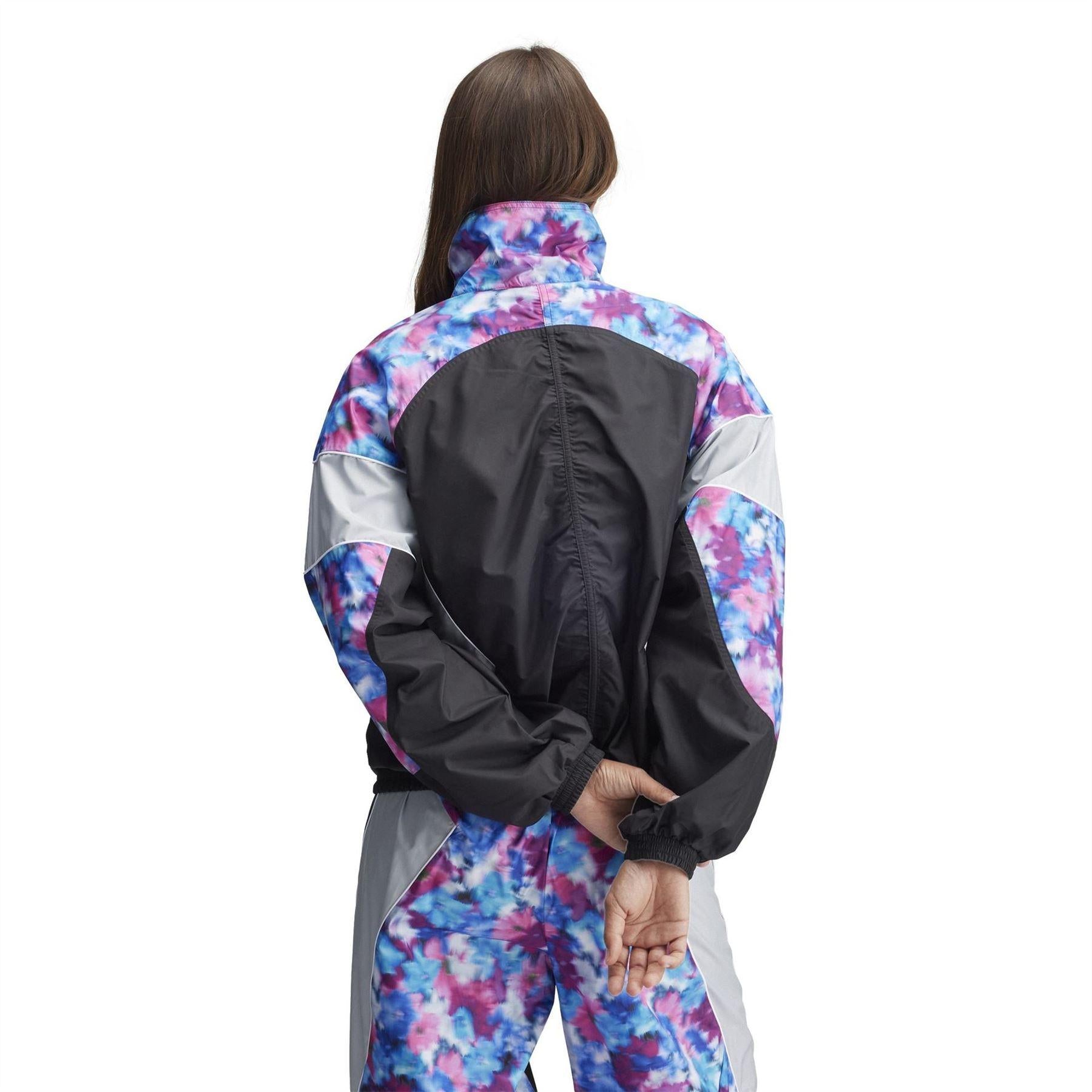 Cyan - Back - Adidas Womens-Ladies Stella McCartney Track Jacket