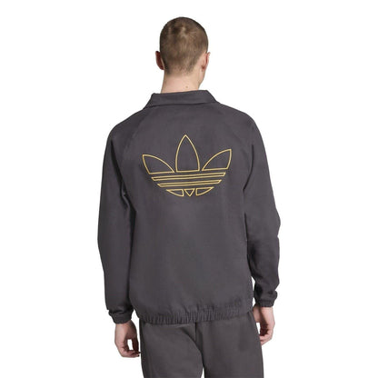Black - Back - Adidas Mens Terrace Icons Manchester United FC Drill Top