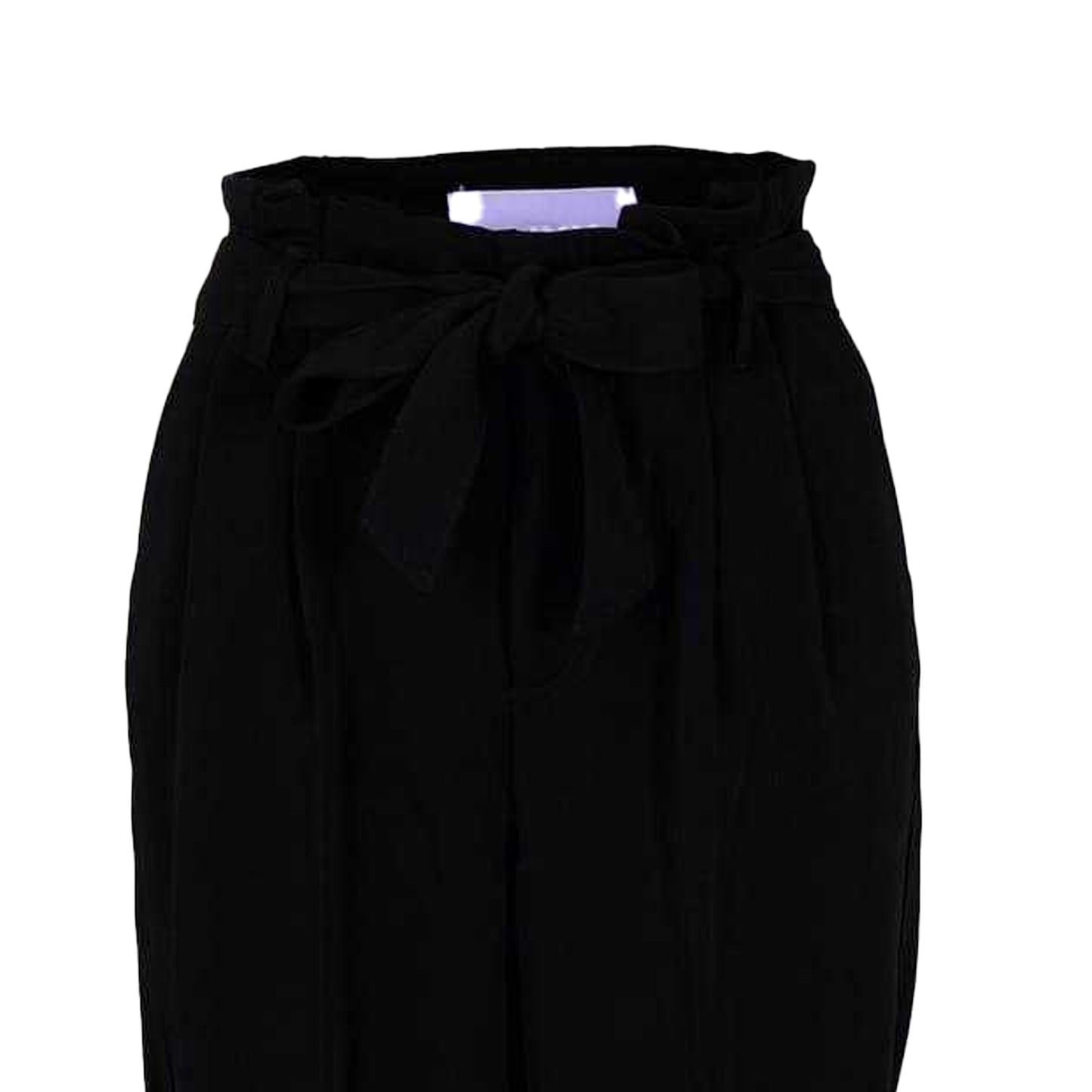Black - Back - JJXX Womens-Ladies Plain Straight Trousers