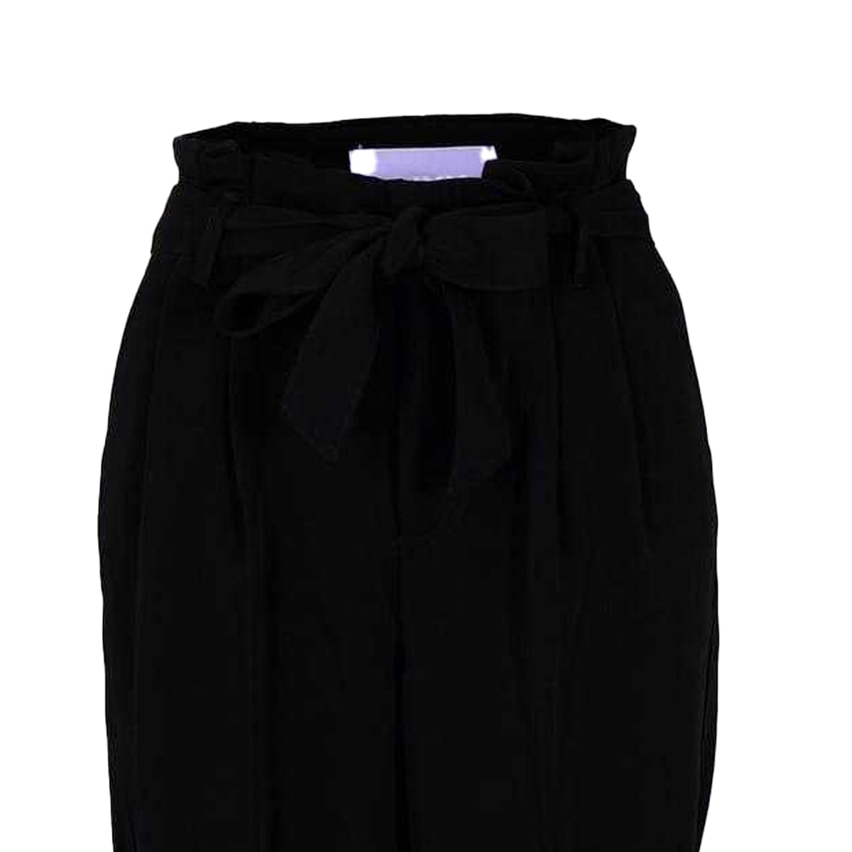 Black - Back - JJXX Womens-Ladies Plain Straight Trousers