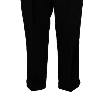 Black - Side - JJXX Womens-Ladies Plain Straight Trousers