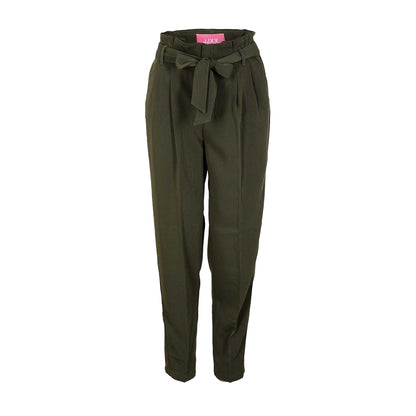 Grape Leaf - Front - JJXX Womens-Ladies Plain Straight Trousers