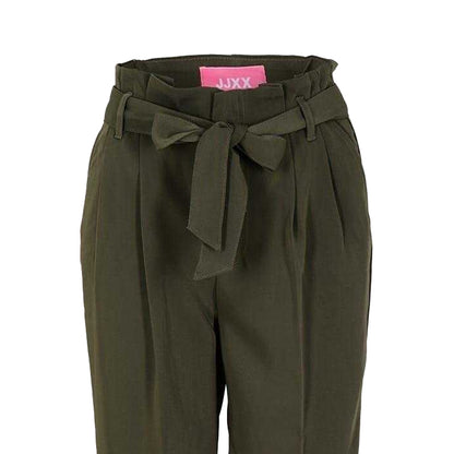 Grape Leaf - Back - JJXX Womens-Ladies Plain Straight Trousers