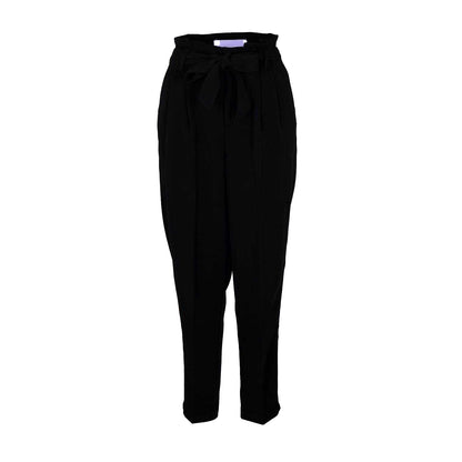 Black - Front - JJXX Womens-Ladies Plain Straight Trousers