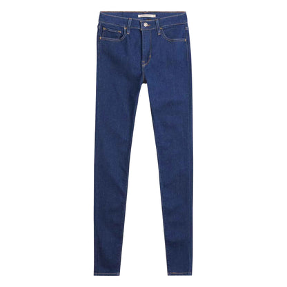 Dark Blue - Front - Levis Womens-Ladies 720 Rinse High Rise Super Skinny Jeans
