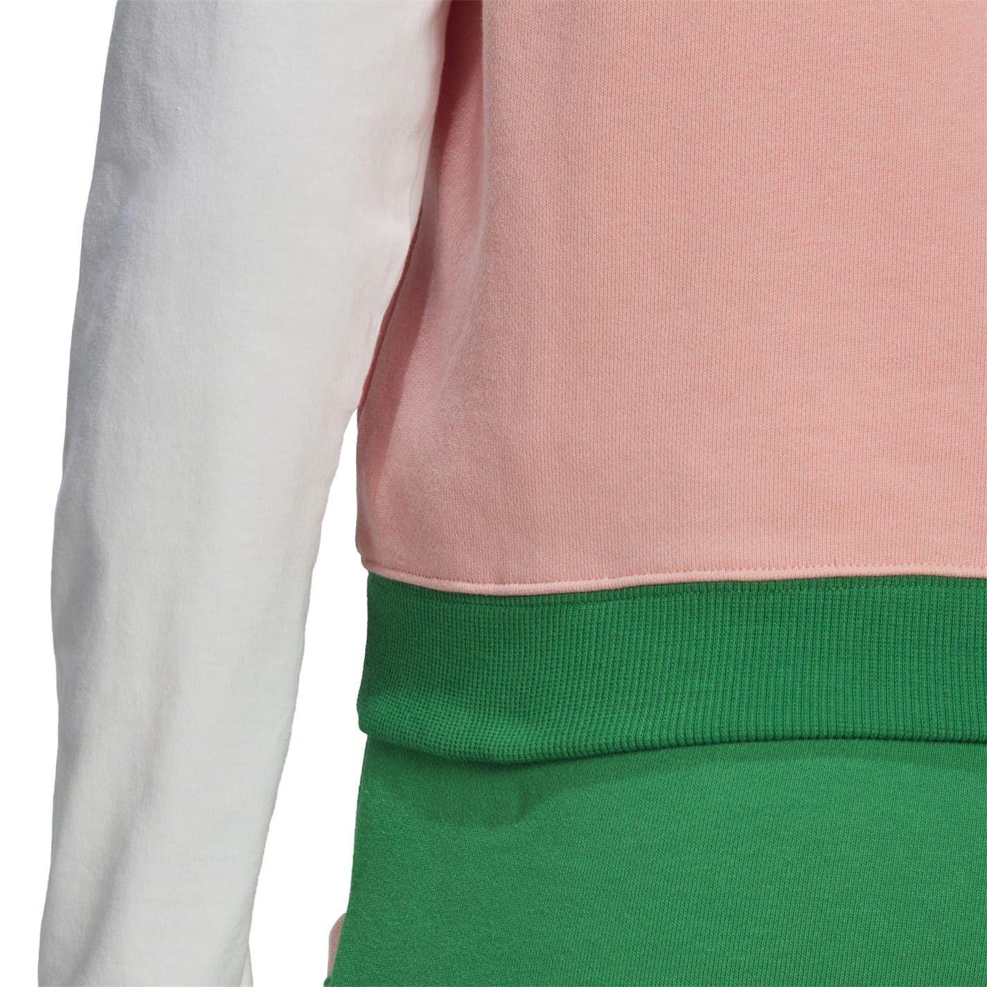 Pink - Lifestyle - Adidas Womens-Ladies Originals 70s Sweater Vest