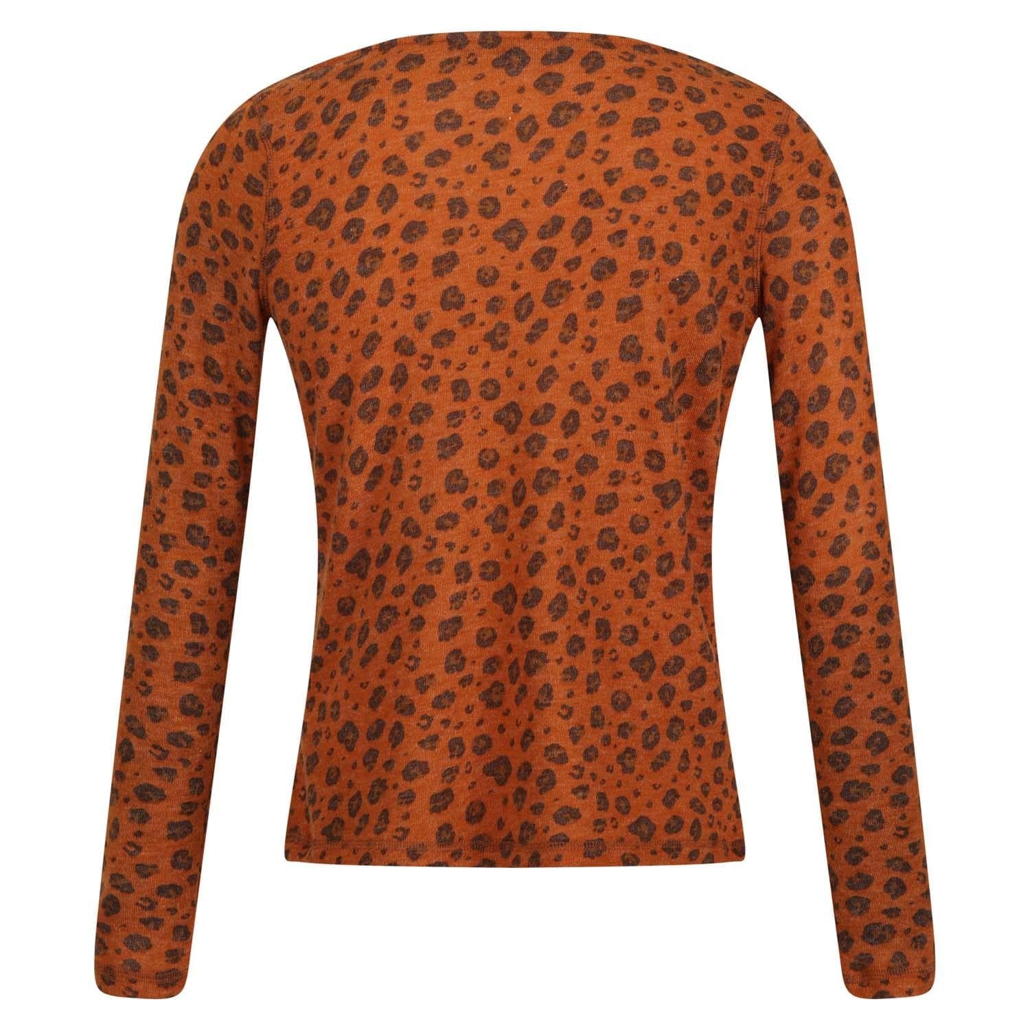Orange - Back - Regatta Womens-Ladies Frayda Lightweight Cowl Neck Top