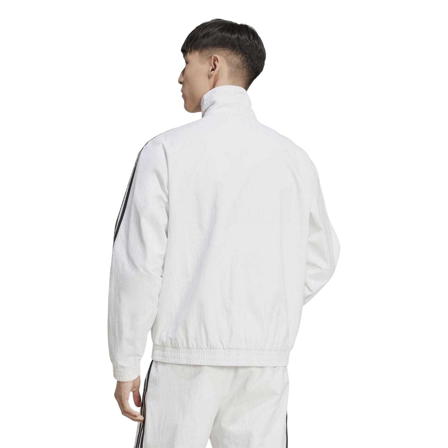 White - Back - Adidas Mens Firebird Woven Track Top