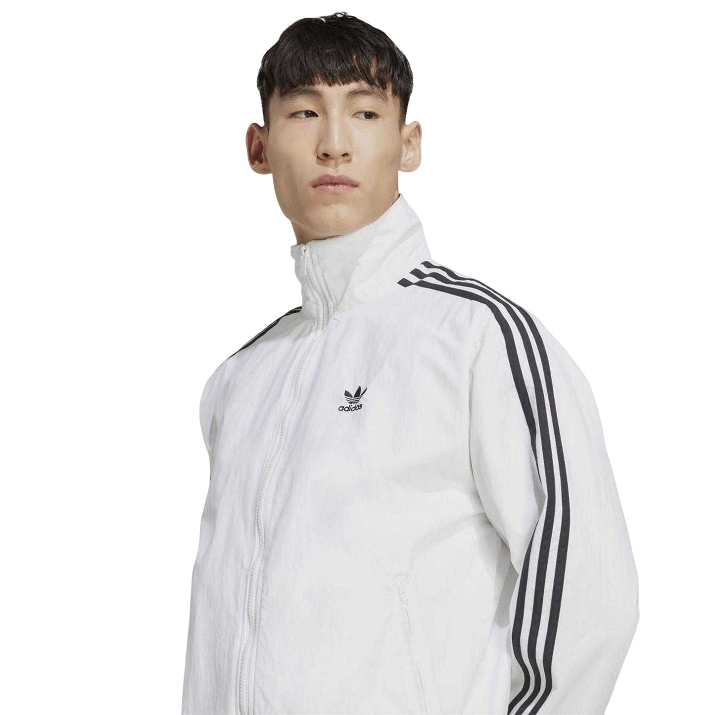 White - Side - Adidas Mens Firebird Woven Track Top